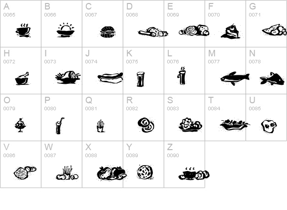 AIMenu uppercase A-Z preview