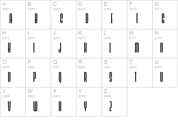Ainsdale-Medium uppercase A-Z preview