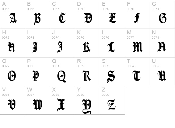 AinsworthSSK Bold uppercase A-Z preview