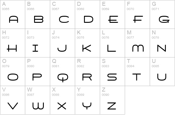 Air Conditioner uppercase A-Z preview