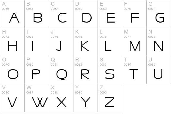 AireoDisplay Bold uppercase A-Z preview