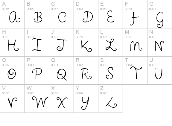 Airplanes in the Night Sky uppercase A-Z preview