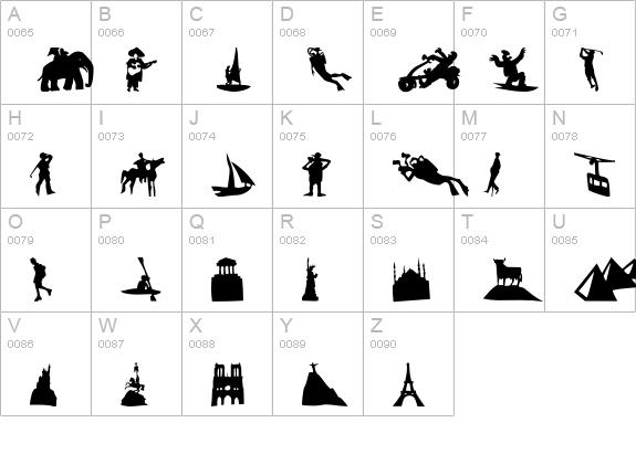 AIToursAndTravel uppercase A-Z preview