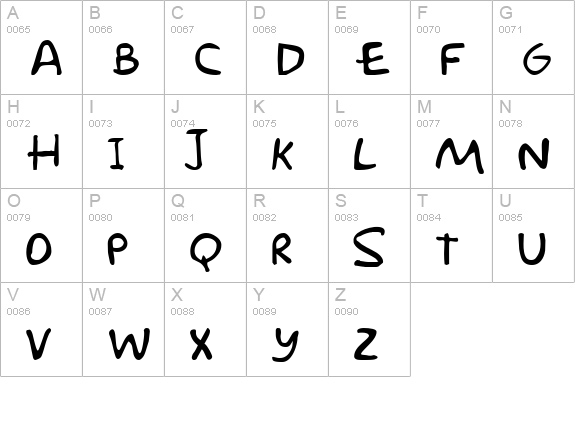 Akbar Plain uppercase A-Z preview