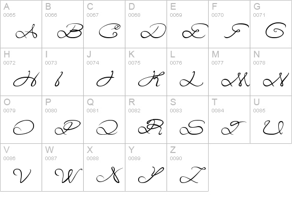 Aku Cinta Kamu uppercase A-Z preview