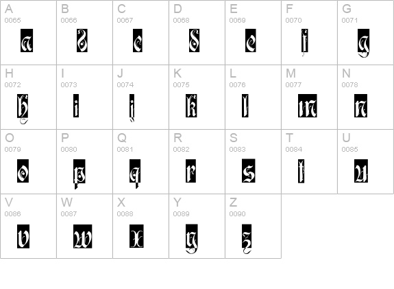AlbanyTelegramA uppercase A-Z preview