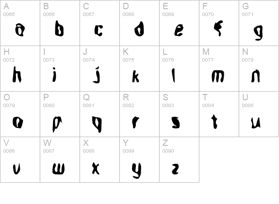 Aleph uppercase A-Z preview