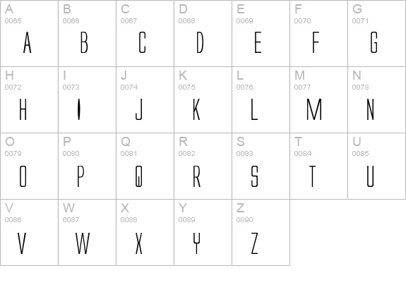 Alien League uppercase A-Z preview
