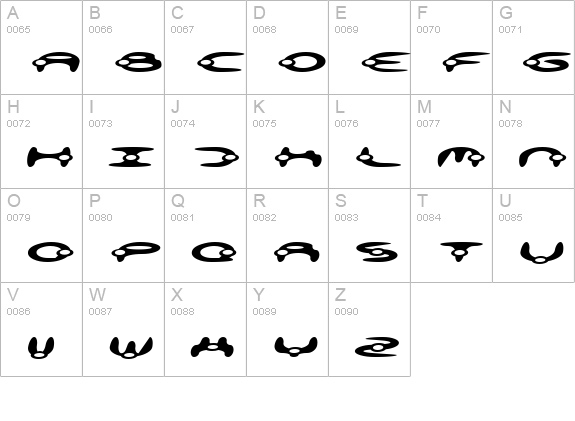 alienation uppercase A-Z preview