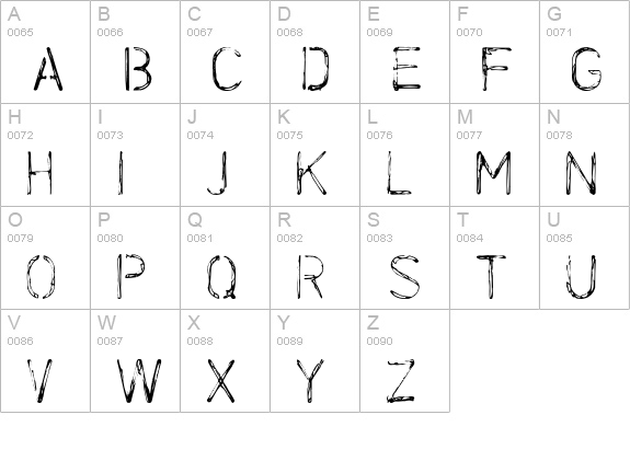 AlliedEngineLUBED uppercase A-Z preview