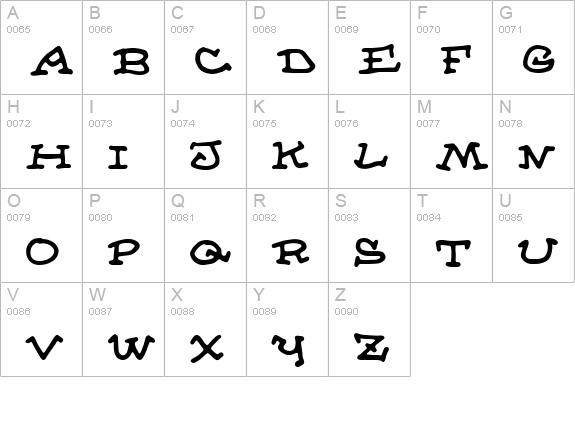 Almanac of the Apprentice uppercase A-Z preview