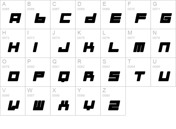 Almanaque Italic uppercase A-Z preview