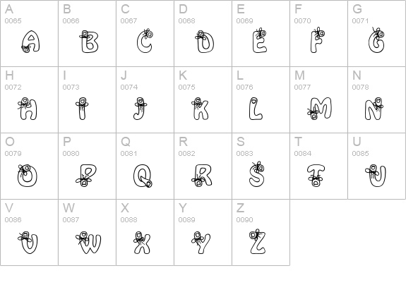 Alpha Remember uppercase A-Z preview
