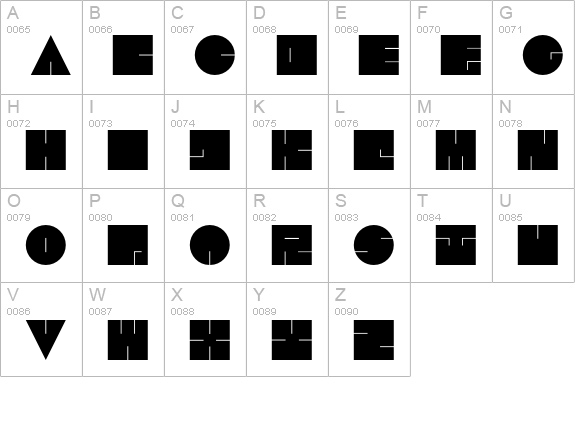 AlphaBloc-Sculpture uppercase A-Z preview