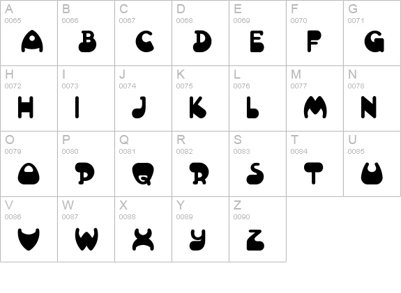 Altamonte NF uppercase A-Z preview