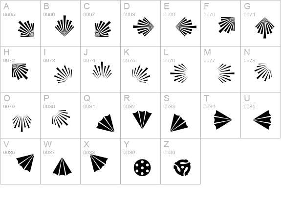 AltemusBordersTwo uppercase A-Z preview