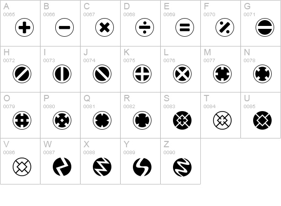 AltemusRounds uppercase A-Z preview
