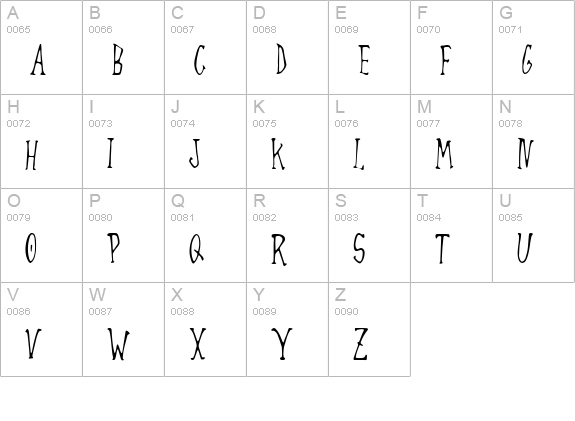 Always Joking uppercase A-Z preview