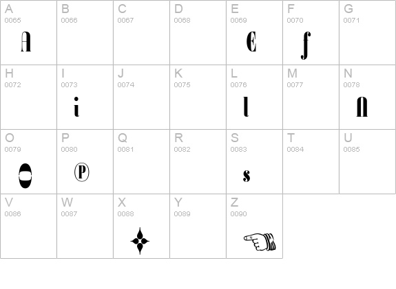 Ambroise Francois Alternates Black uppercase A-Z preview