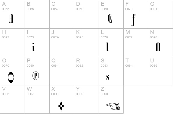 Ambroise Francois Alternates Bold uppercase A-Z preview