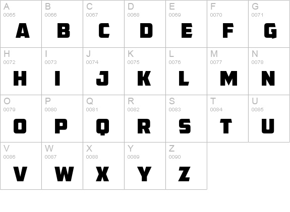AMCAP Eternal uppercase A-Z preview