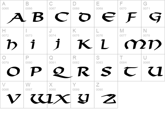 AmorosoSCapsSSK Bold uppercase A-Z preview