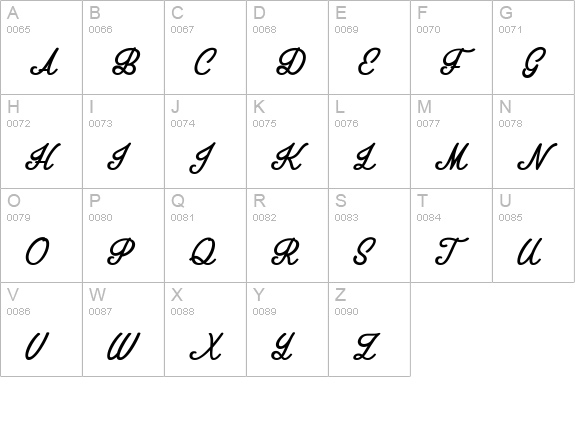 Amplify Personal Use Only uppercase A-Z preview