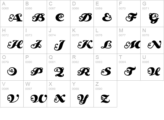 AnAkronism uppercase A-Z preview