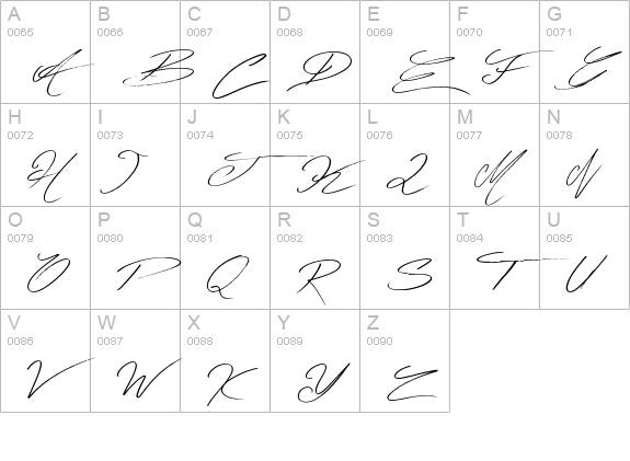 Ancient Ruins uppercase A-Z preview