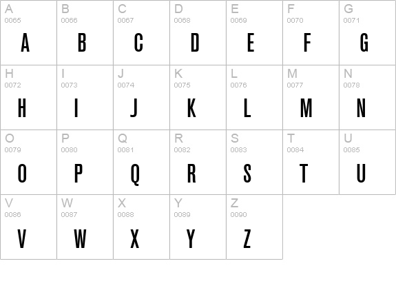 Ancona-Cd-Regular uppercase A-Z preview