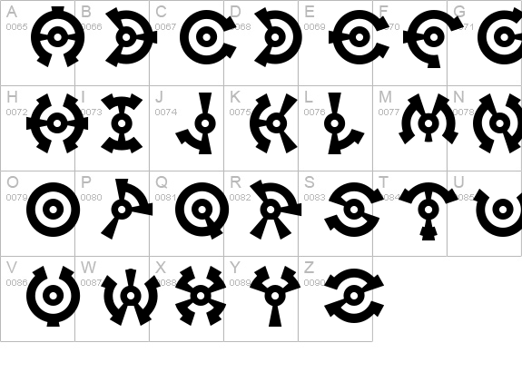 Anillo uppercase A-Z preview