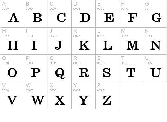 Annual-Extended Bold uppercase A-Z preview