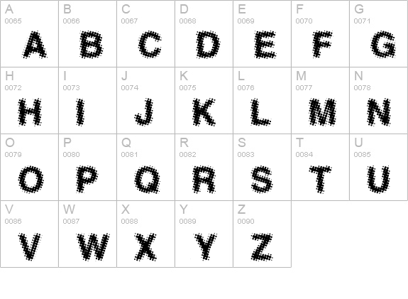 AntFarm GoneCamping uppercase A-Z preview