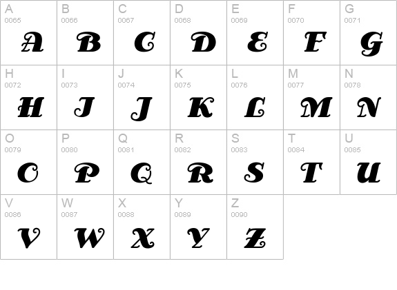 AntsyPants uppercase A-Z preview