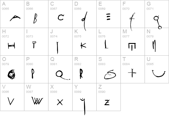 ApocataStasis uppercase A-Z preview