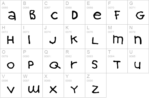 April 16 uppercase A-Z preview