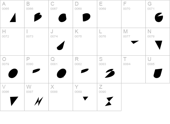 Archi Medium uppercase A-Z preview