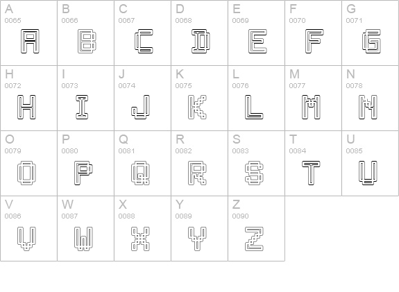 Archway uppercase A-Z preview