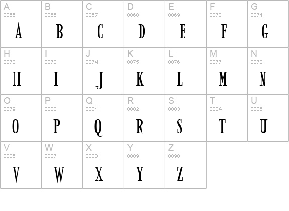 Army of Darkness uppercase A-Z preview