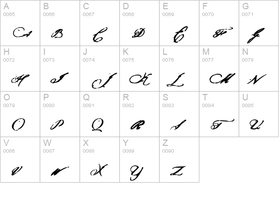 Article10-Bold uppercase A-Z preview