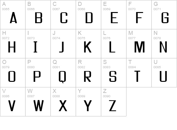 As seen on TV uppercase A-Z preview