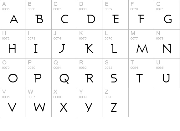 Ashby Book uppercase A-Z preview