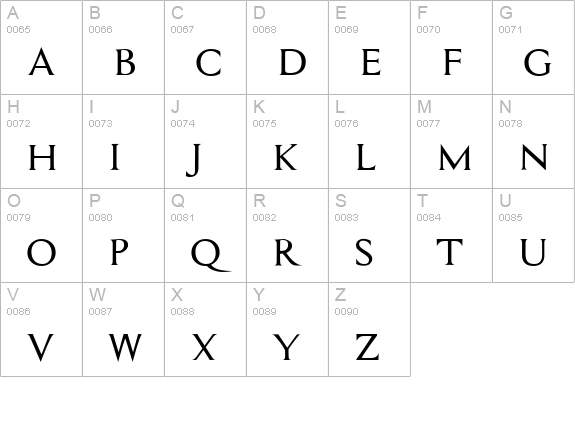 Assassin$ uppercase A-Z preview