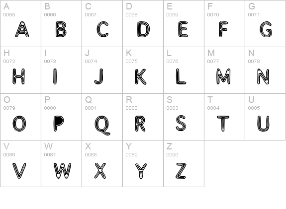 Assimilate uppercase A-Z preview