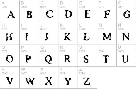 Assimilation uppercase A-Z preview