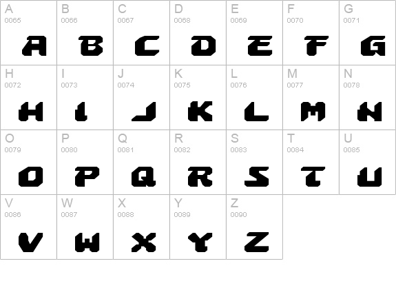 Astropolis Expanded uppercase A-Z preview