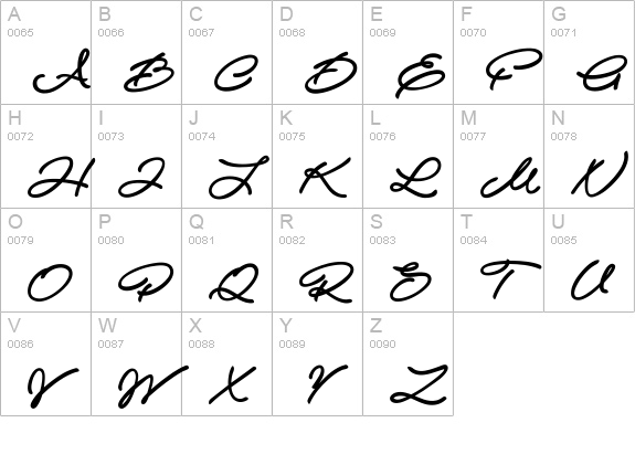 Atelas Personal Use Only uppercase A-Z preview