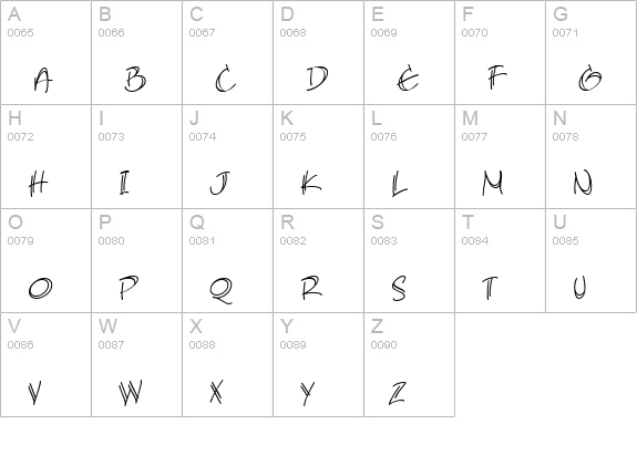 AtlandSketches BB uppercase A-Z preview