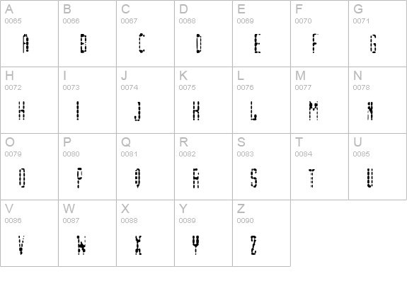 Atlanta-Normal uppercase A-Z preview