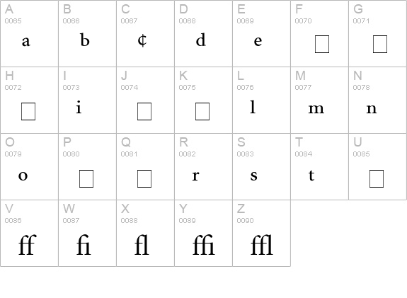 Atlantix Pro SSi uppercase A-Z preview
